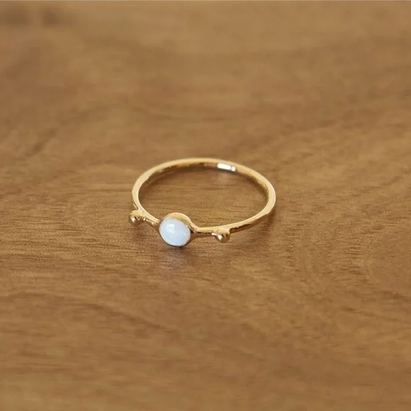 WTB Bayou with Love Soleil Opal and ball ring